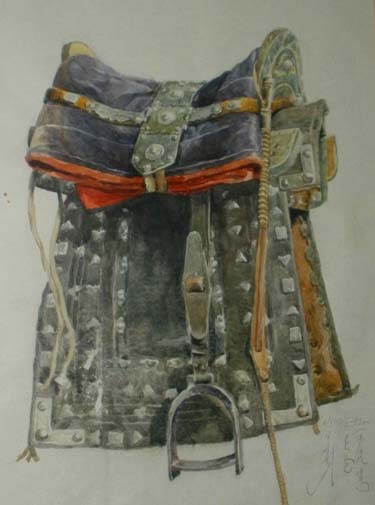 Kazakh Saddle, Mongolia